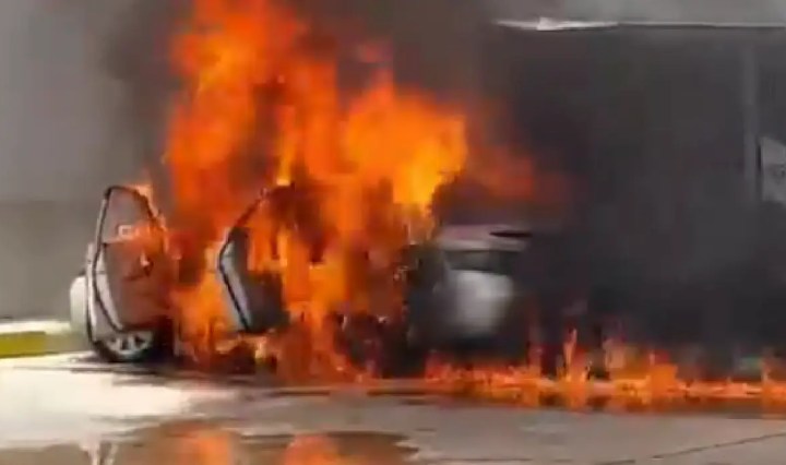 Explosión de carro en Zulia (Foco cortesía Versión Final)