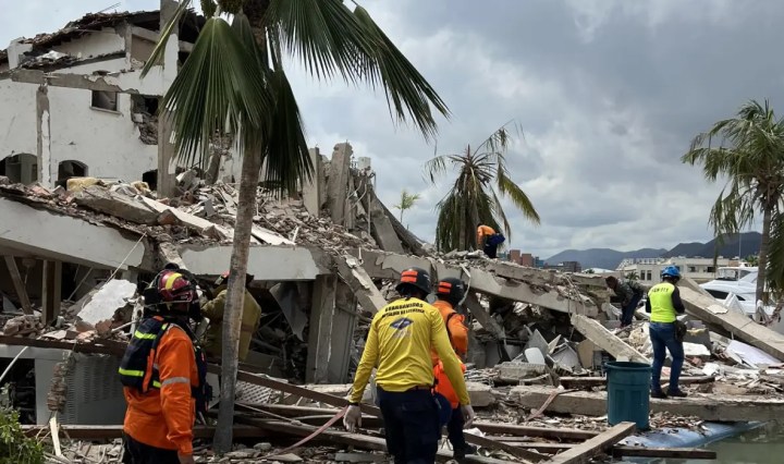 Casa en Pueblo Viejo, Lechería, donde se registró una explosión (Foto cortesía Alcaldía de Lechería)