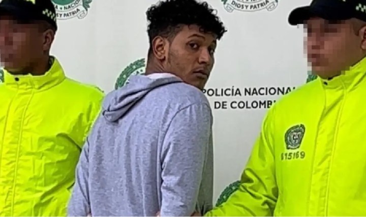 José Leonardo Quevedo, venezolano de 21 años de edad, es procesado por ser el presunto autor de cinco homicidios en Bogotá (Foto cortesía Blu Radio)