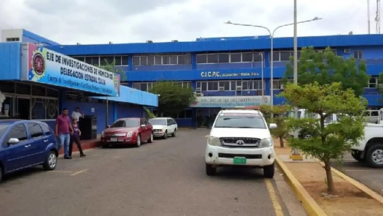 Delegación zuliana del Cuerpo de Investigaciones Científicas, Penales y Criminalísticas, Cicpc (Foto cortesía El Pitazo)