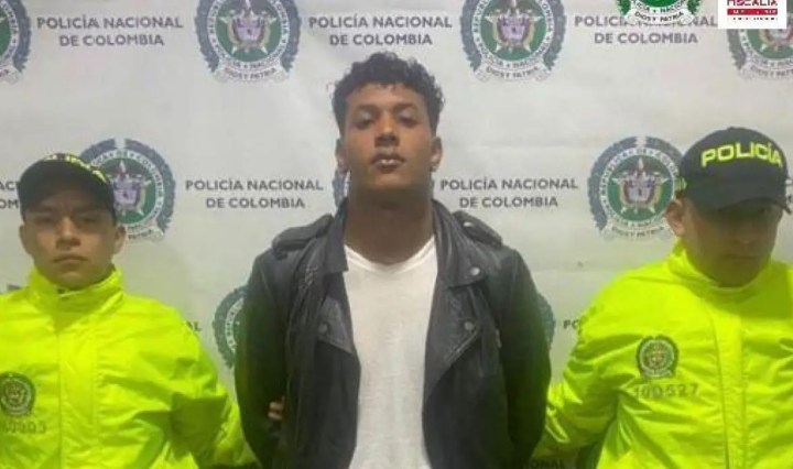José Leonardo Quevedo, venzolano de 21 años de edad, detenido como principal sospechoso de cinco homicidios en Bogotá (Foto cortesía Semana)