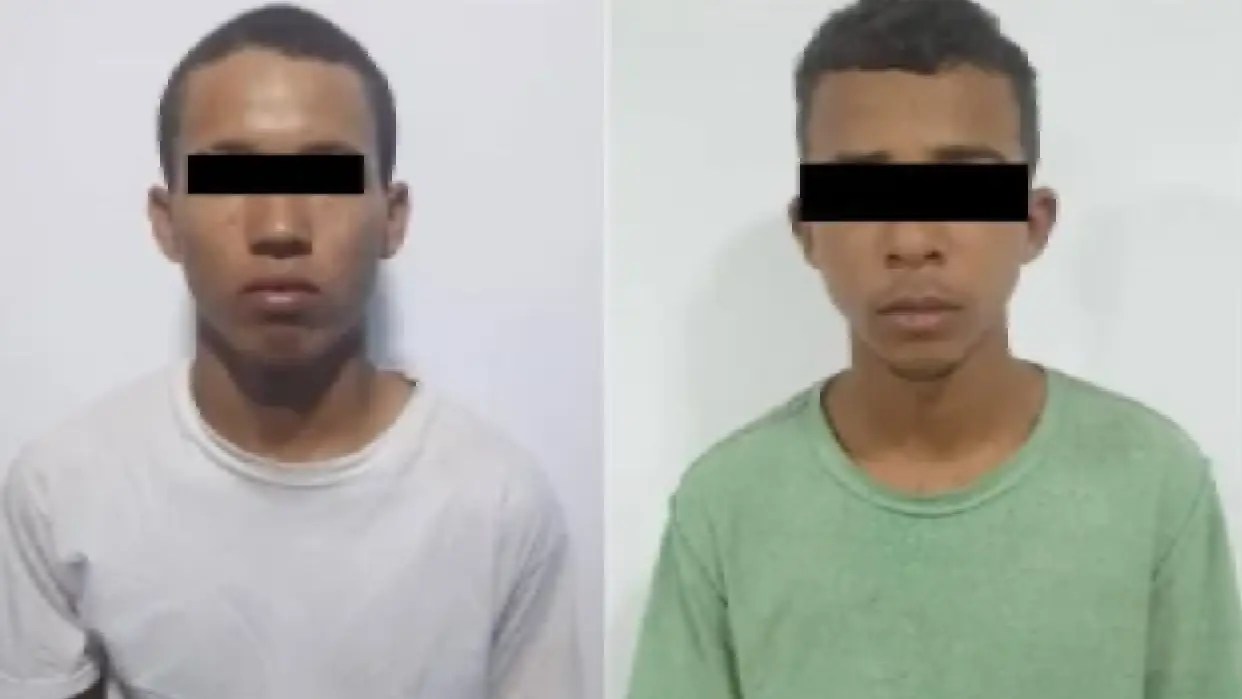 Jhoan Enrique Rojas Limada, de 18 años, y Freddy José León Muñoz, de 20 años (Fotos cortesía Douglas Rico)