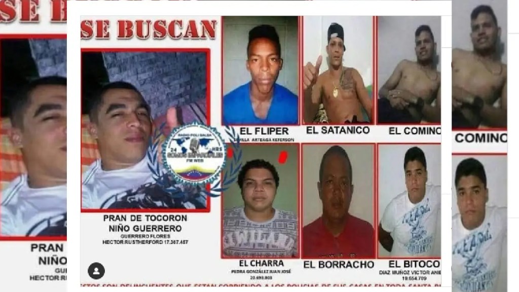 No se ha informado acerca del número o las identidades de los presos evadidos del penal