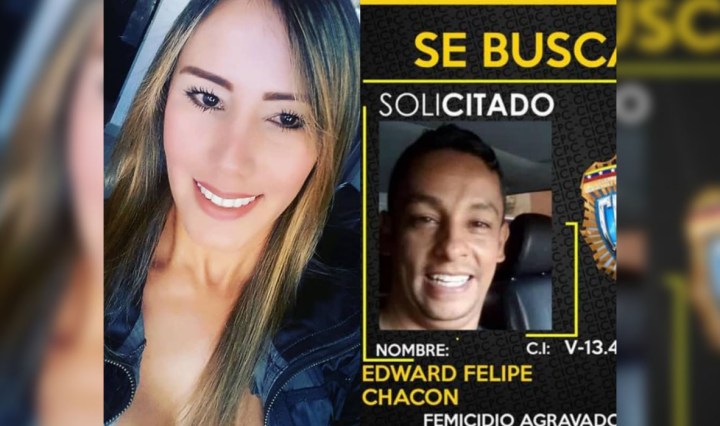 Edward Felipe Chacón es buscado por el asesinato de Carla Ríos hace cuatro años (Fotos Cortesía)