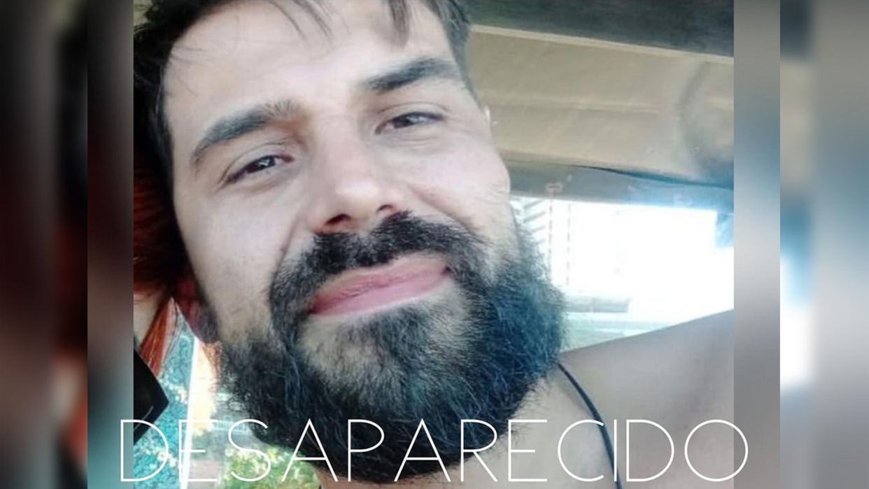Mayckol Sánchez de 38 años de edad está perdido desde el 12 de enero (Foto cortesía)