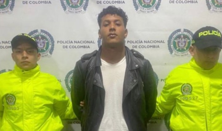 José Leonardo Quevedo Turizo fue capturado en Bogotá el 16 de mayo de 2023 (Foto cortesía)