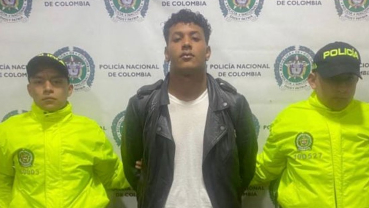 José Leonardo Quevedo Turizo fue capturado en Bogotá el 16 de mayo de 2023 (Foto cortesía)