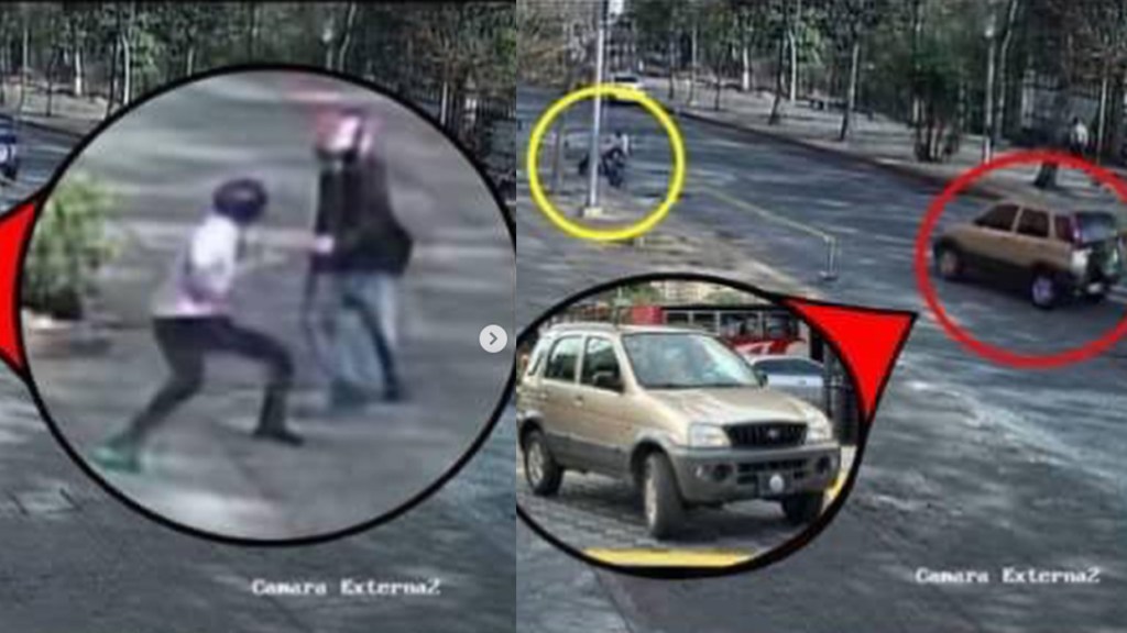 Imágenes captadas por cámara de seguridad en Quebrada Honda (Fotos publicadas por el Cicpc)