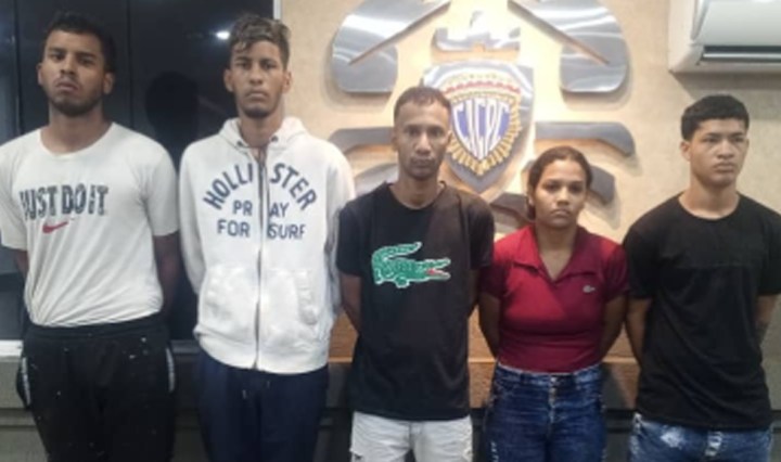 Cinco detenidos por muerte de joven tras golpiza en Los Próceres (Foto publicada por el Cicpc)