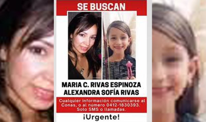 María Catalina Rivas Espinoza de 44 años de edad y su hija Alejandra Sofía Rivas (Fotos cortesía)