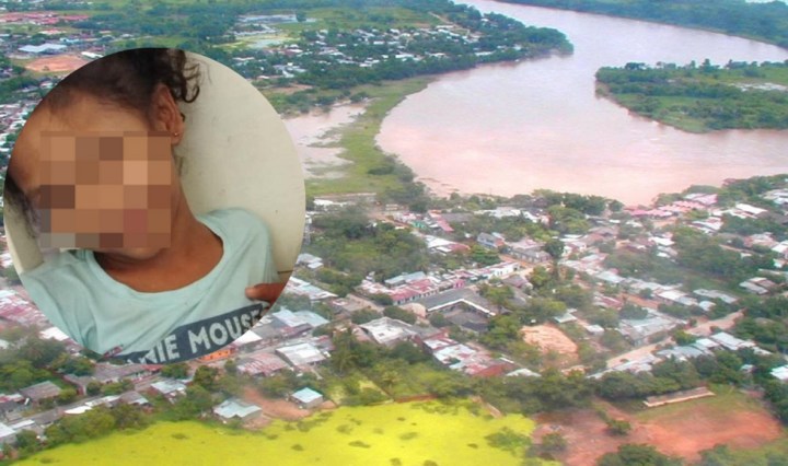 Gabyela Leonela Santana, de nueve años de edad, fue hallada muerta en el cauce del río Casanare /Fotos publicadas por El Tiempo)