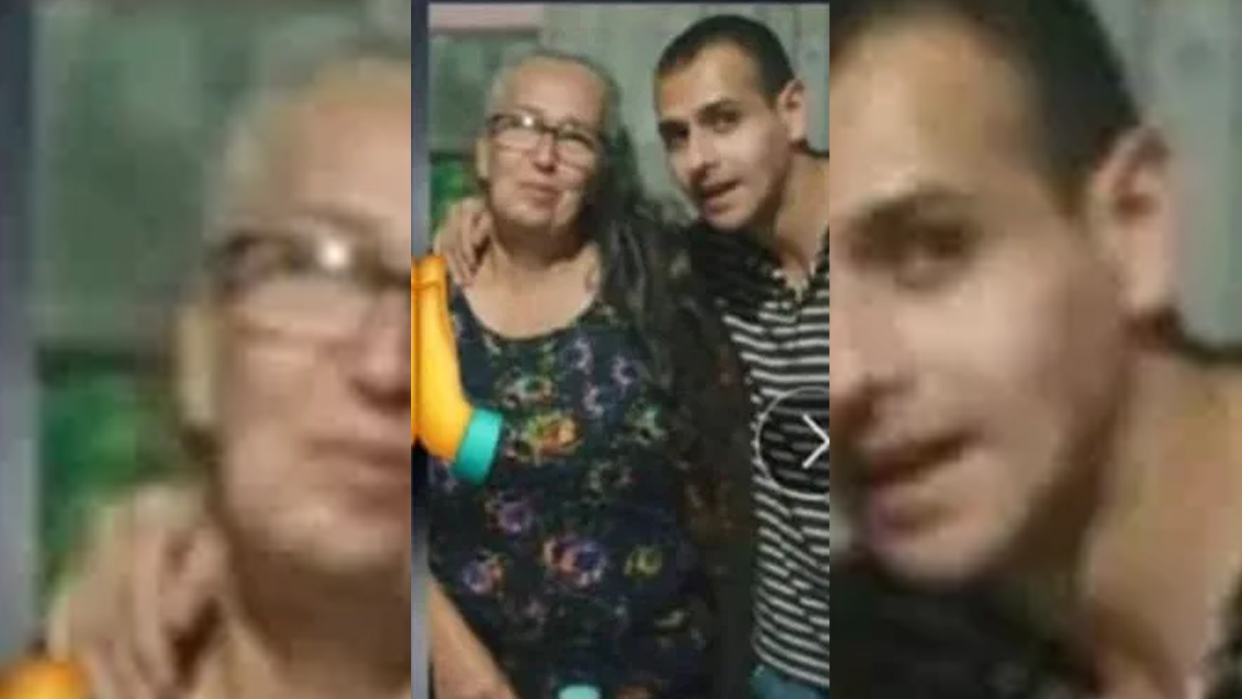 Lucy Amparo Cedeño de Guerrero (62 años) y su hijo Elías Alberto Guerrero Cedeño (34), quien presentaba retraso cognitivo /Foto publicada por La Nación)