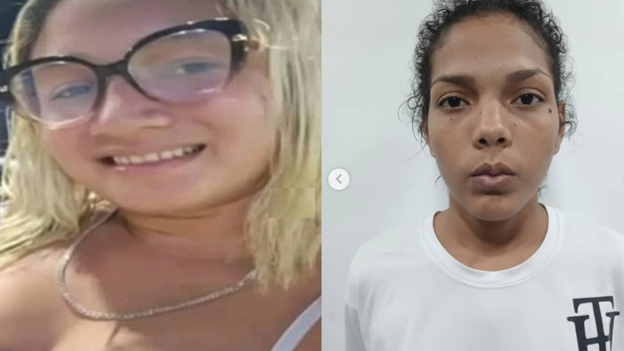 Yuslenis Nirvana del Valle Brito Zamora, de 21 años de edad, y Saireth Vitmary Mago Matute, también de 21 año (Fotos publicadas por el Cicpc)