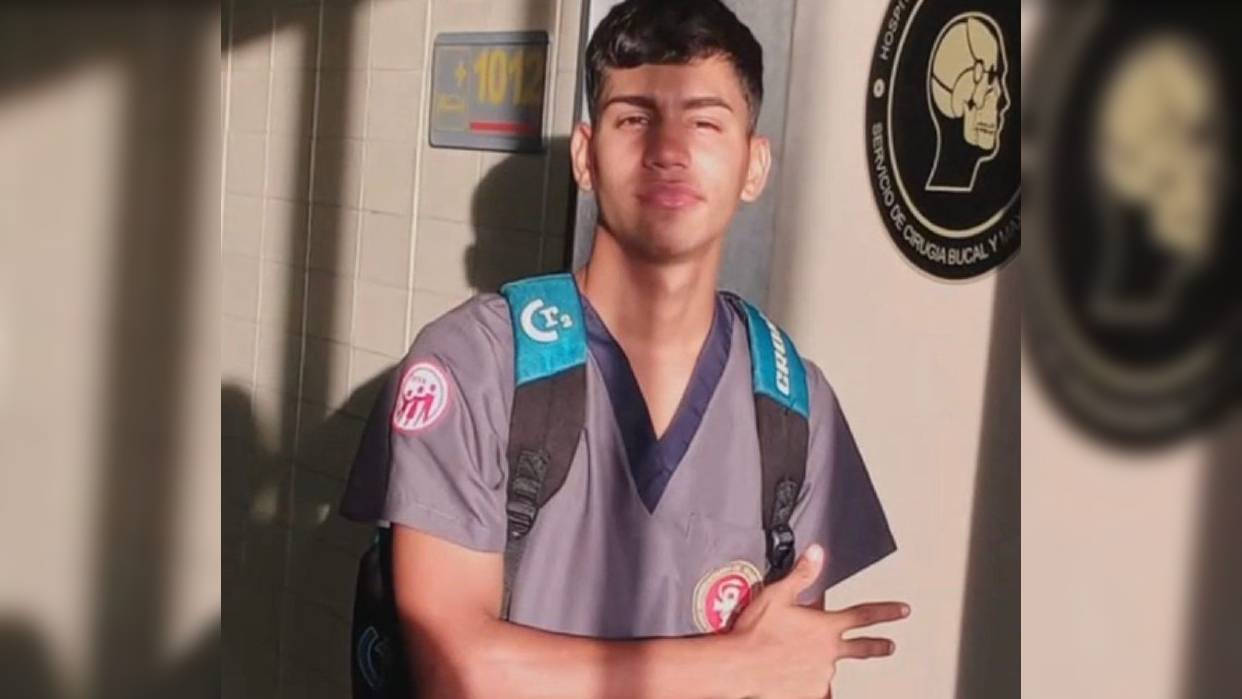 Luis Fernando Medina, de 19 años de edad (Foto publicada por Versión Final)