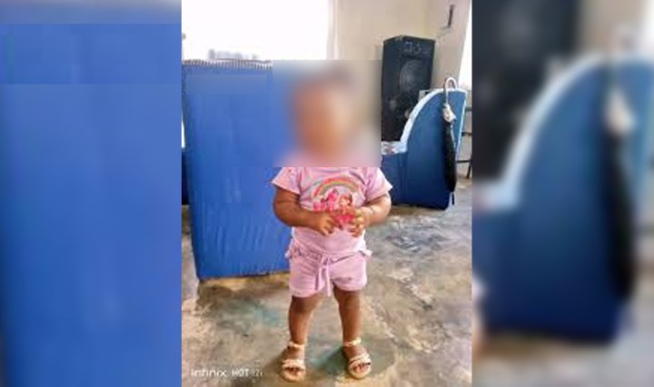 Yoscarly Gabrieli Mora, una niña de un año de edad (Foto cortesía)