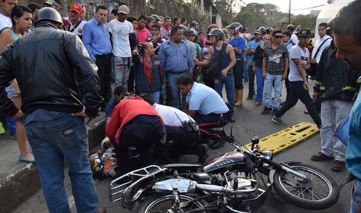 Imagen referencial de un accidente de moto (Foto publicada por Avance)