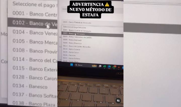 Una página web simularía los comprobantes de toda la banca nacional (Cortesía)