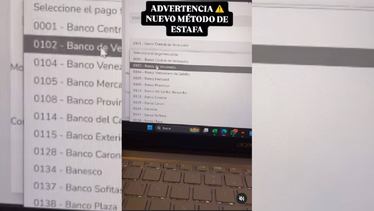 Una página web simularía los comprobantes de toda la banca nacional (Cortesía)