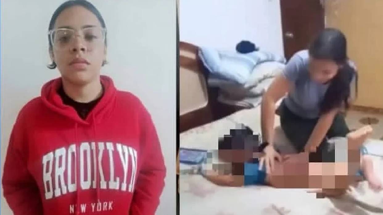 Karlibeth Zavala, detenida por torturar a su hijo con fines pornográficos (Foto publicada por el Ministerio Público)