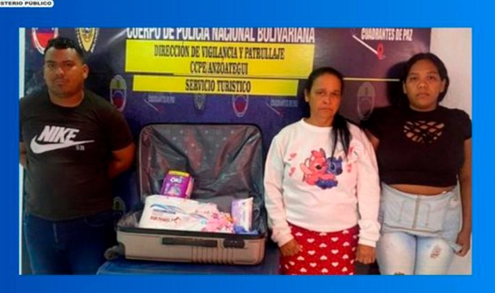 El fiscal presentó a los tres detenidos a través de su cuenta en las redes sociales (Foto cortesía)