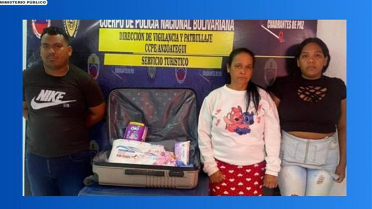 El fiscal presentó a los tres detenidos a través de su cuenta en las redes sociales (Foto cortesía)