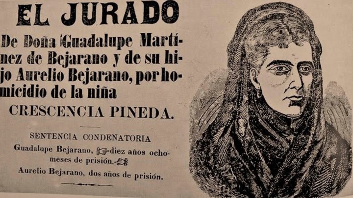 Guadalupe Martínez de Bejarano, “la Mujer Verdugo” (Imagen cortesía)