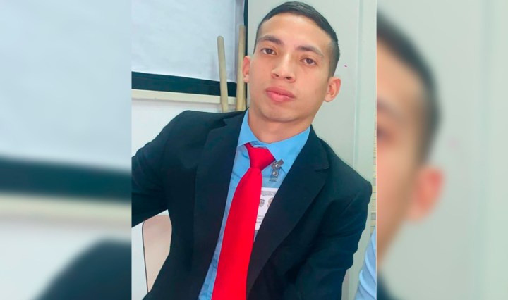 El detective Moisés Rodríguez, del Cicpc (Cortesía @DouglasRicoVzla)