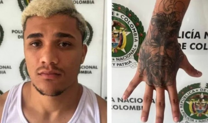Mejía fue identificado por el tatuaje de Zeus que tiene en la mano derecha (Fotos cortesía)