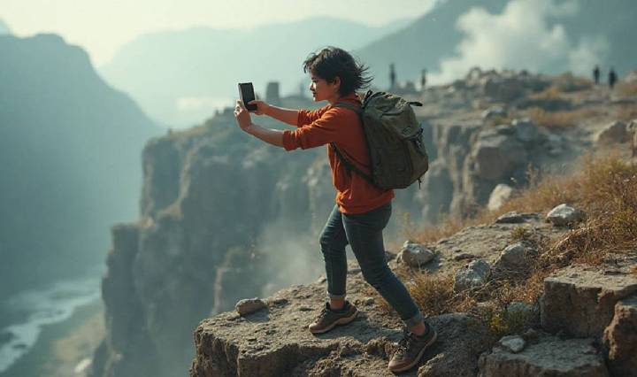 La búsqueda de la "selfie perfecta" se ha convertido en una de las principales causas de muerte accidental vinculada al uso de redes sociales (Imagen cortesía)