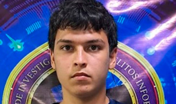 Alejandro José Vilchez Ramos (20), detenido por el Cicpc en Catia La Mar (Foto cortesía Cicpc)