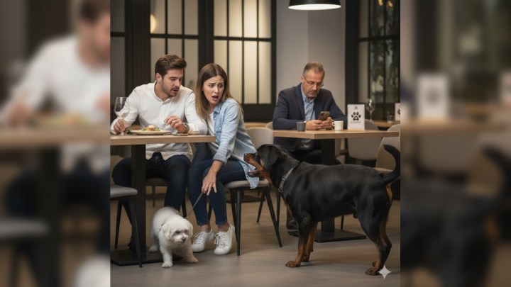 Las distracciones de los dueños en áreas comunes abren la puerta a peleas y agresiones. Se requiere una supervisión constante del animal (Imagen generada por inteligencia artificial)