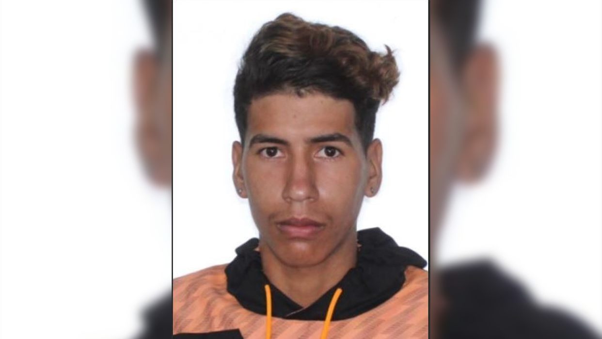 Jesús Ramón Lárez Martínez (21) es buscado por Brasil (Foto cortesía)