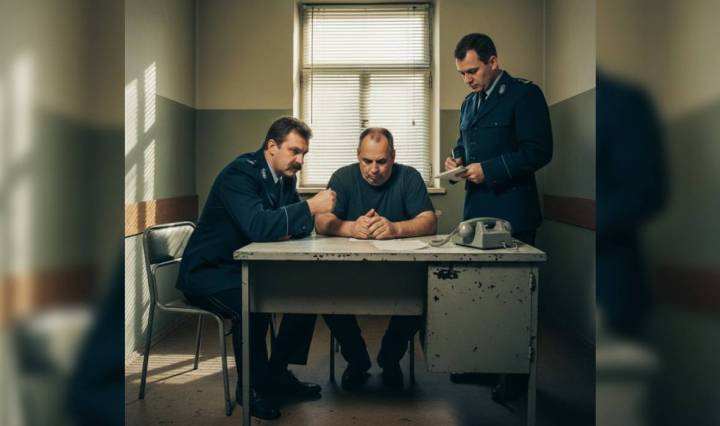 Leszek Pękalski, apodado "el Vampiro de Bytów", a pesar de que cumplió su condena no ha sido liberado porque se considera un peligro (Imagen generada por inteligencia artificial)