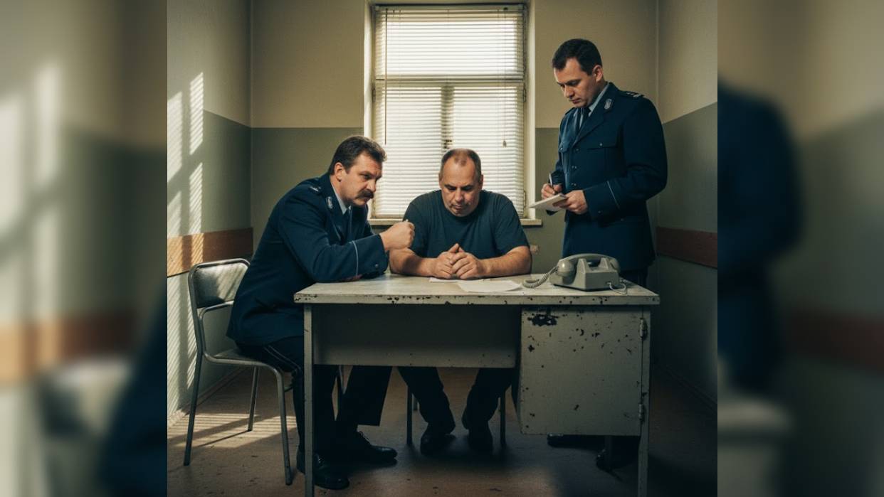 Leszek Pękalski, apodado "el Vampiro de Bytów", a pesar de que cumplió su condena no ha sido liberado porque se considera un peligro (Imagen generada por inteligencia artificial)