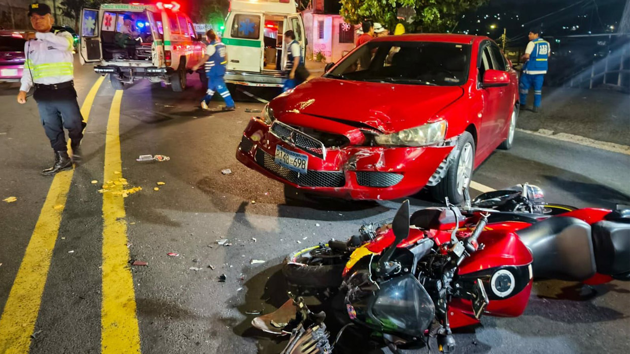 El costo de la imprudencia. Las motocicletas estuvieron implicadas en 2.315 incidentes entre enero y octubre de 2025 (Foto cortesía)