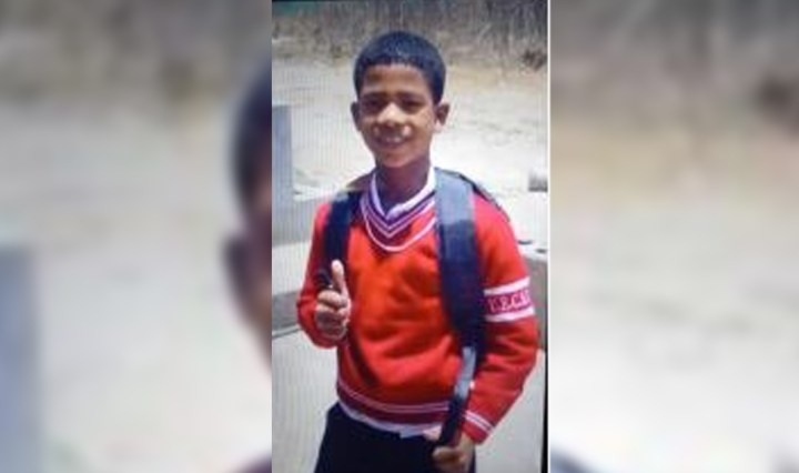 Yeiker Sebastián Franco Quiroz (12) desaparecido en Ecuador (Foto cortesía)