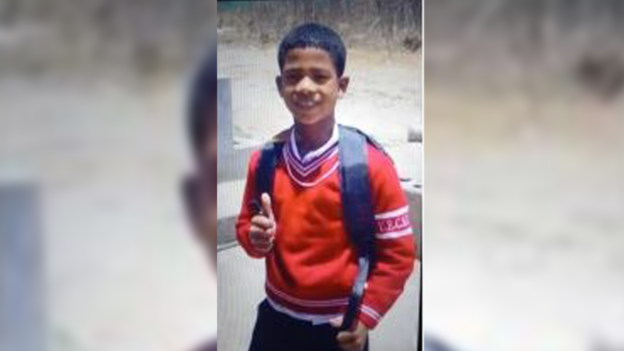 Yeiker Sebastián Franco Quiroz (12) desaparecido en Ecuador (Foto cortesía)