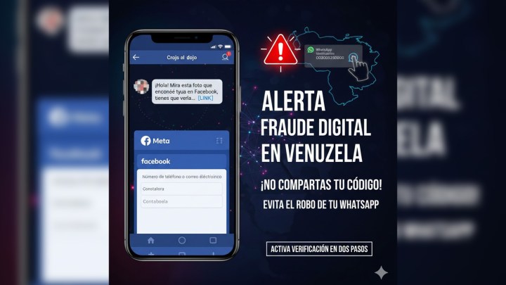Al introducir el código que enviaron, perderás el acceso a tu cuenta (Imagen generada por IA)