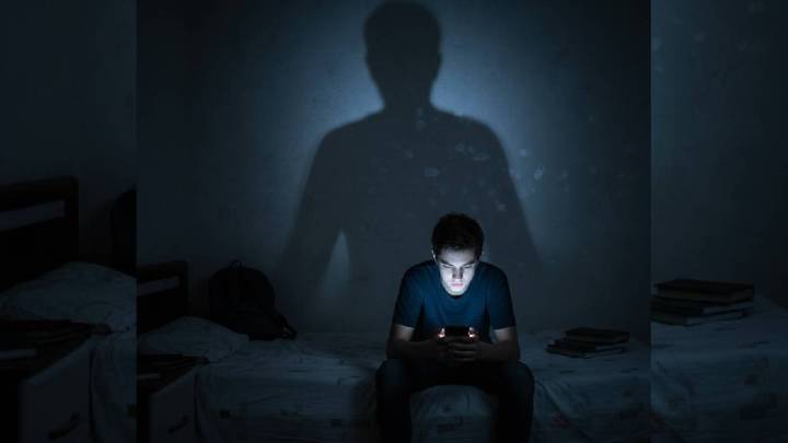 Detrás de una pantalla puede esconderse un depredador. La educación digital es la única barrera real entre la curiosidad de un adolescente y el abuso de un criminal (Imagen generada por inteligencia artificial)