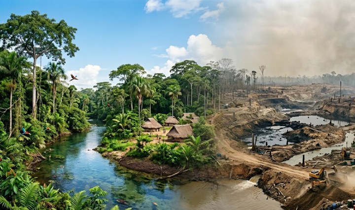 A pesar de tener uno de los ecosistemas más diversos del planeta, flora y fauna están en peligro en nuestro país (Imágenes editadas con inteligencia artificial)