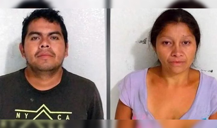 Foto policial de Juan Carlos Hernández y Patricia Martínez tras su detención en 2018 (Fotos cortesía)