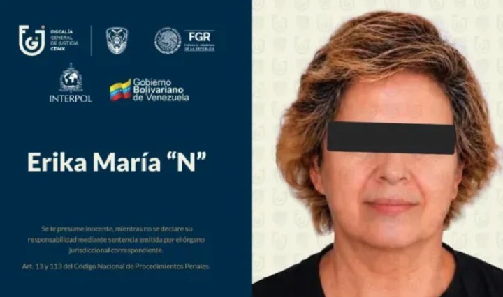 Cartel de búsqueda de Erika María "N" (Imagen cortesia)