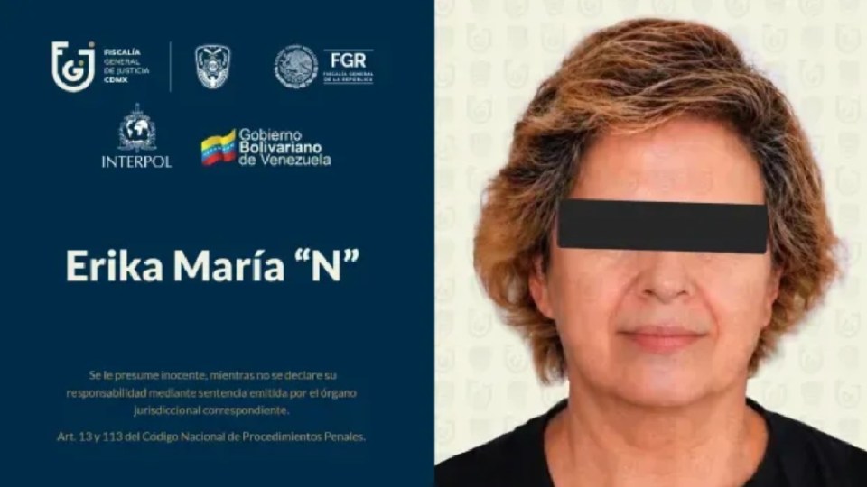 Cartel de búsqueda de Erika María "N" (Imagen cortesia)