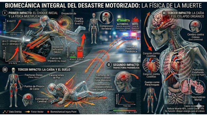 Un accidente de moto representa una quiebra financiera de hasta 5.000 dólares (Cortesía)