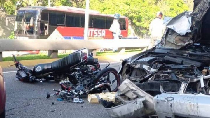 La velocidad y la impericia lideran las causas de los 327 accidentes viales documentados de forma independiente durante abril de 2026 (Foto cortesía)