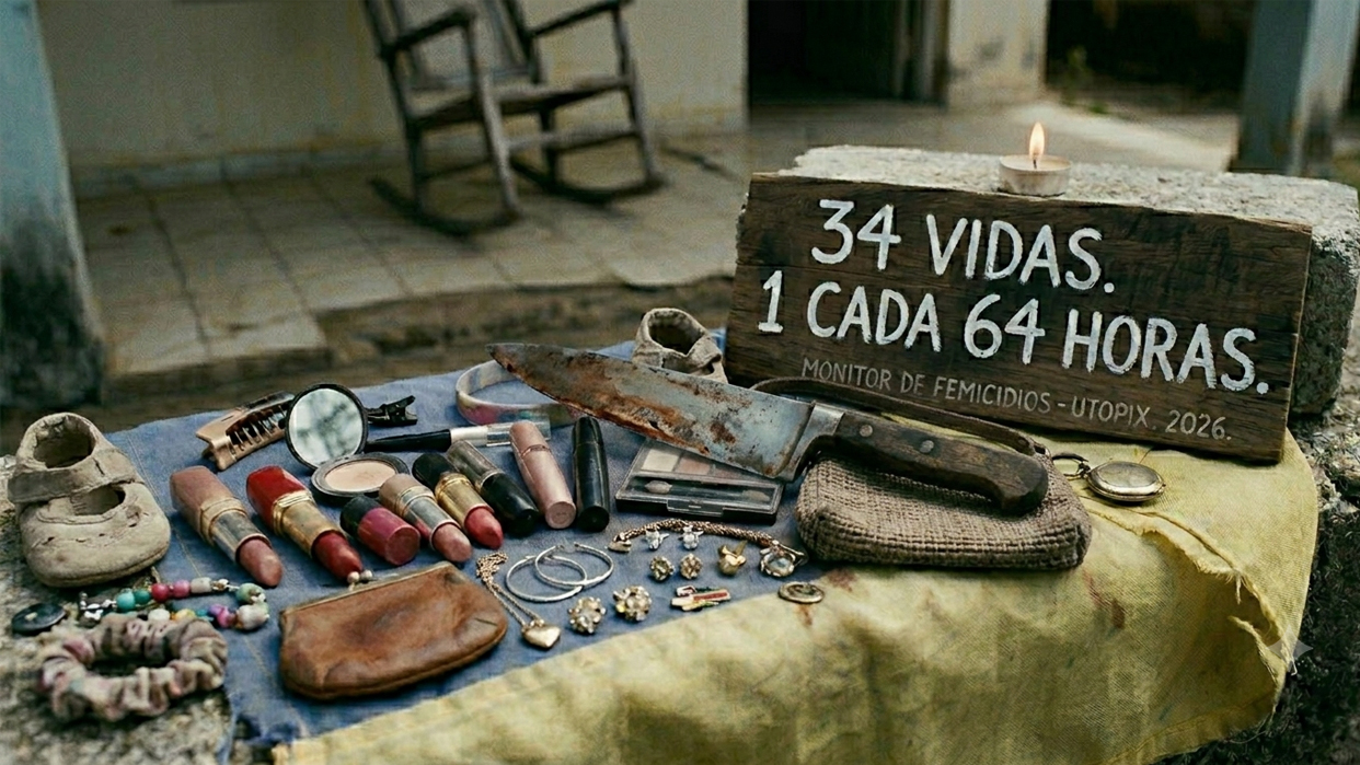 Venezuela: 34 femicidios en tres meses, uno cada 64 horas (Imagen generada por inteligencia artificial)