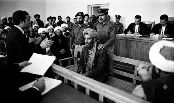 Al menos 300 personas vulnerables fueron asesinadas por Abul Djabar (1921–1970), conocido popularmente como "El asesino del turbante" (Imagen creada por IA)