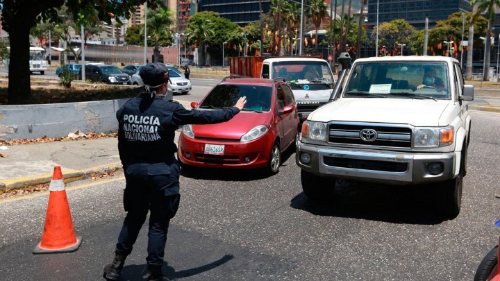 Las alcabalas y puntos de seguridad prácticamente desaparecieron de las carreteras (Foto cortesía)