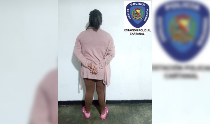 Yoselin Carolais Mena Muñoz fue detenida la noche del lunes 14 de septiembre (Cortesía)
