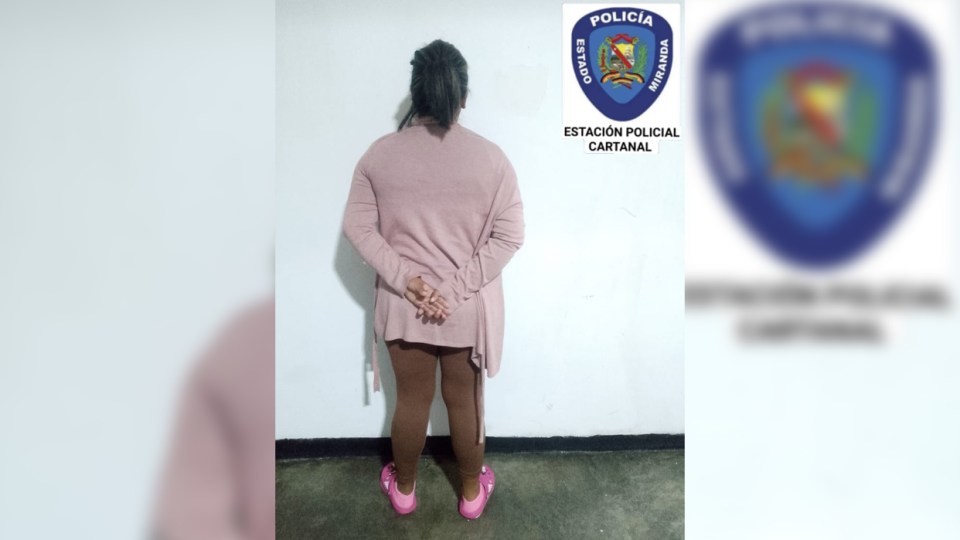 Yoselin Carolais Mena Muñoz fue detenida la noche del lunes 14 de septiembre (Cortesía)